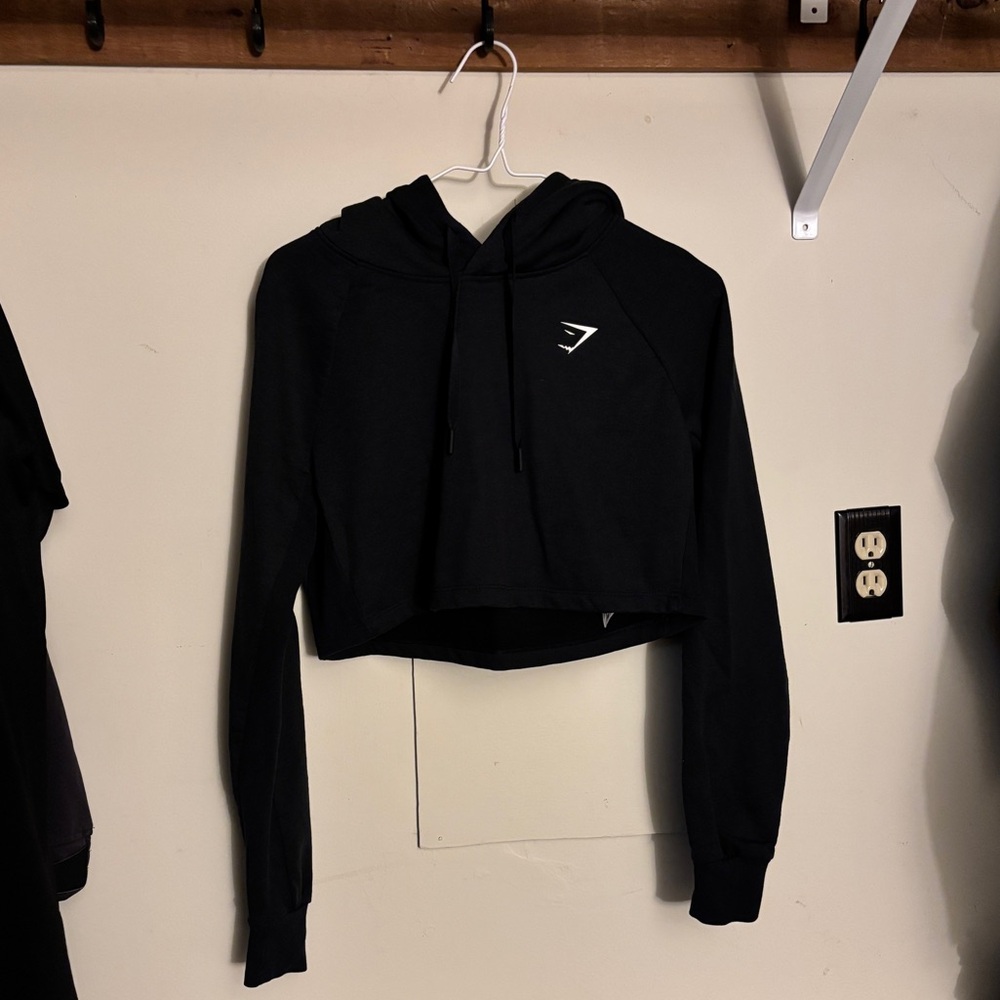 Gymshark Charcoal Hoodie with Logo